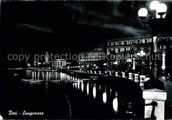 Bari Sardo Bucht bei Nacht
