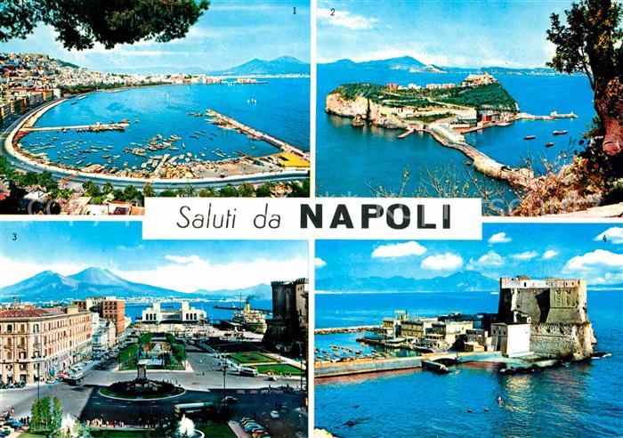 Napoli Neapel Via Caracciolo e Mergellina Nisida Castell dell Ovo