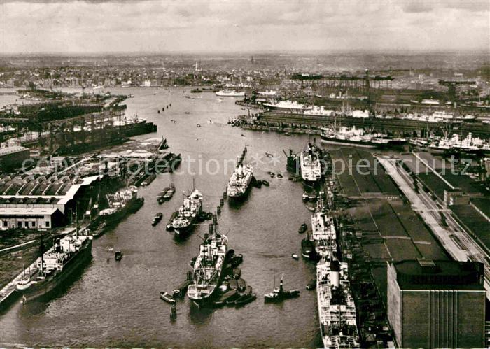 HAMBURG  CITY Fliegeraufnahme Hafen