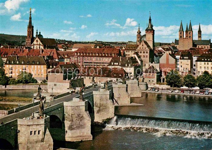 WueRZBURG Bayern Alte Mainbruecke