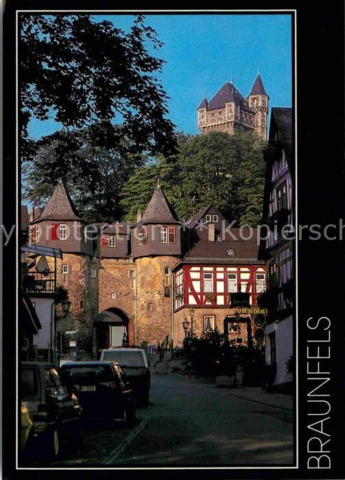 Braunfels Marktplatz mit Unterer Pforte Schloss