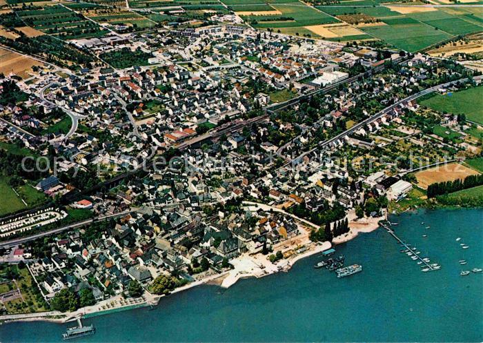 Walluf Rhein Fliegeraufnahme