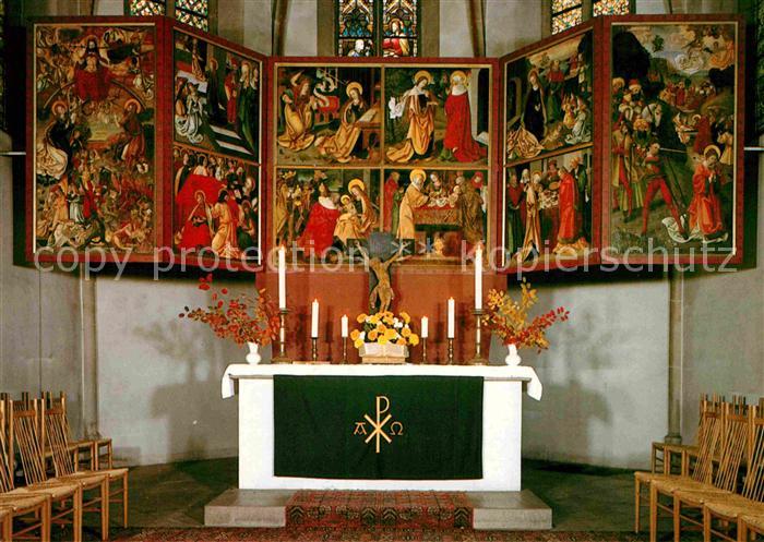 Goettingen Niedersachsen Sankt Albani Kirche Fluegelaltar
