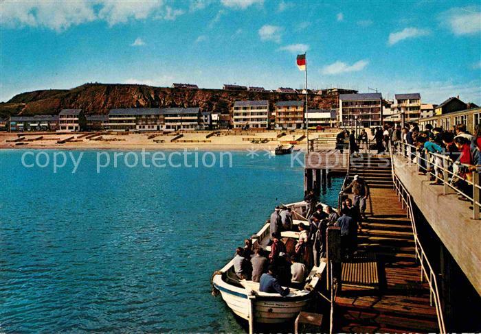 HELGOLAND Insel Schleswig-Holstein Landungsbruecke