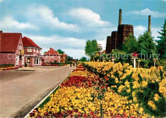 Wiesmoor Blumenschmuck beim Torhaus