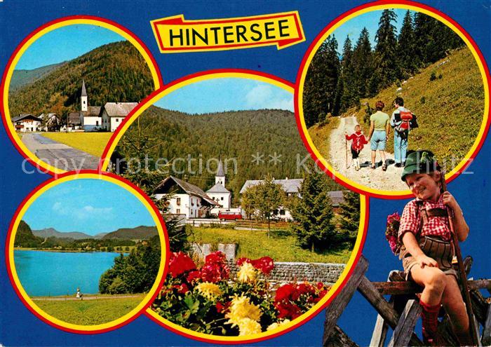 Hintersee Salzburg Kirche Wanderweg Panorama