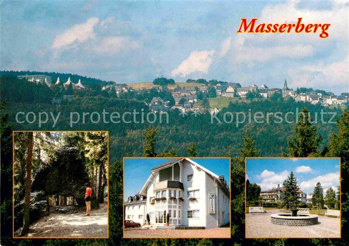 Masserberg Nadeloehr Hotel Auerhahn Kurpark