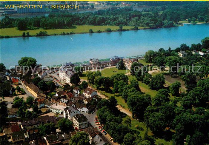 Wiesbaden Fliegeraufnahme Bieberich