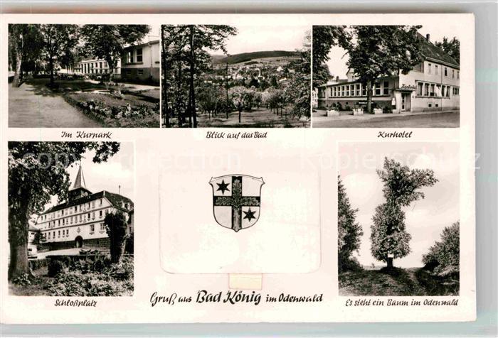 Bad Koenig Odenwald Kurhotel Kurpark Schlossplatz