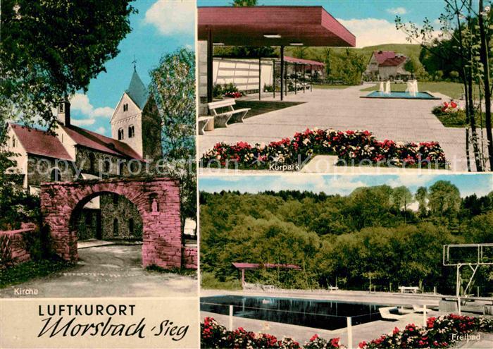 Morsbach Sieg Freibad Kirche