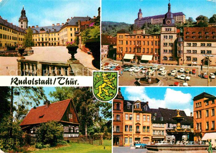 Rudolstadt Schloss Heidecksburg Marktplatz Volkskundemuseum