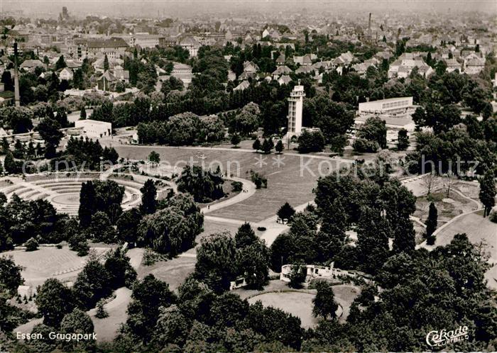 Essen Ruhr Fliegeraufnahme Grugapark