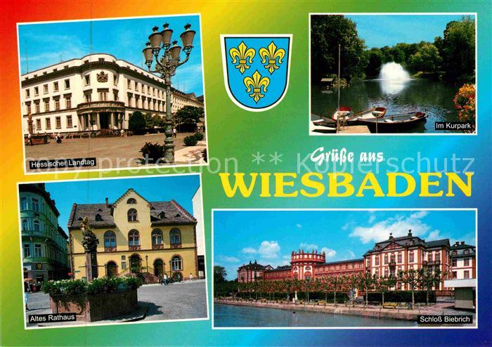Wiesbaden Hessischer Landtat Kurpark Schloss-Biebrich