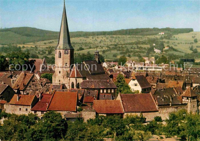 Michelstadt Stadtkern mit Galgenberg Waldheim