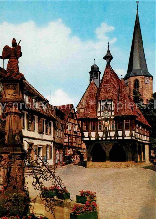 Michelstadt aeltestes Rathaus Deutschlands