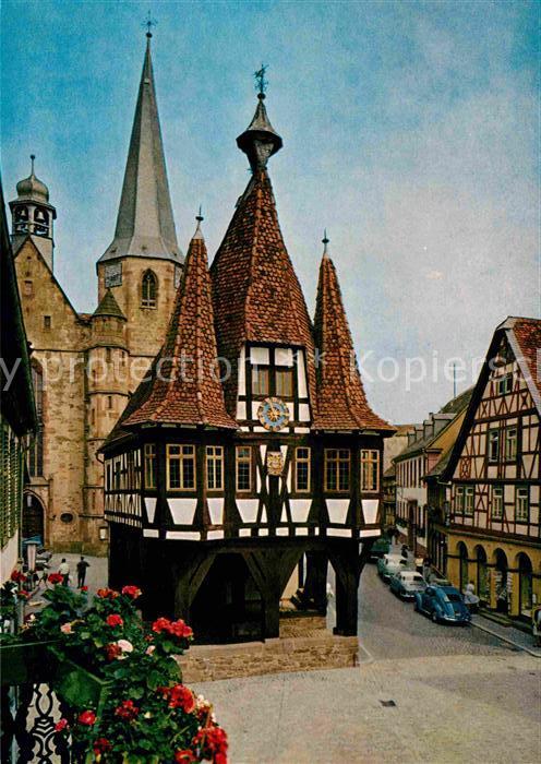 Michelstadt Marktplatz mit Rathaus