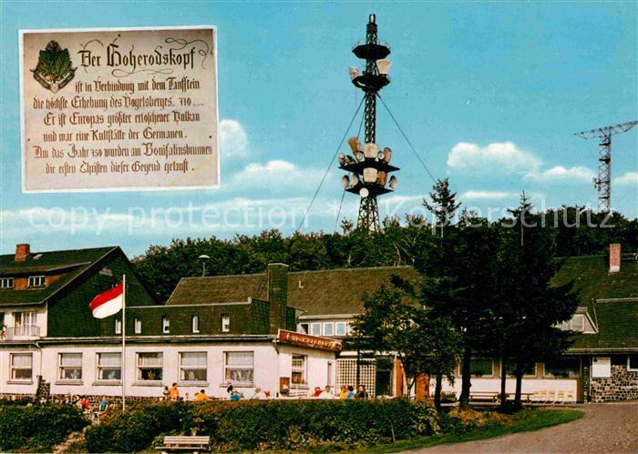 Schotten Hessen Berggasthof Hoherodskopf  Vogelsberg