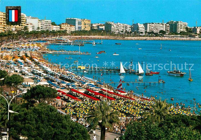 Cannes Alpes-Maritimes Costa Azul Strand