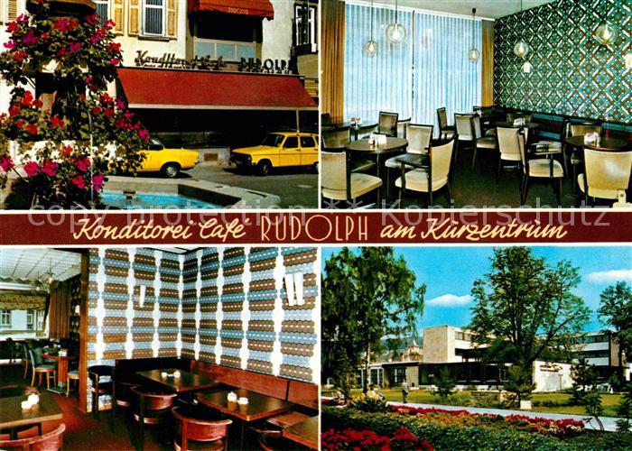 Bad Koenig Odenwald Konditorei Cafe Rudolph am Kurzentrum