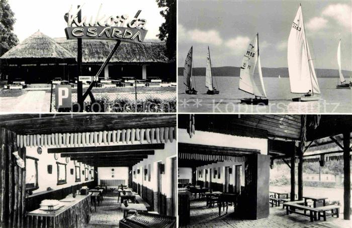 Balatonfoeldvar Kukorica csarda Gaststaette Restaurant Segeln Plattensee