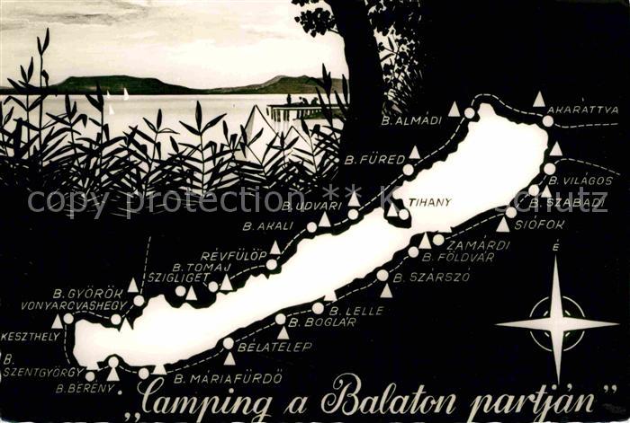 Balaton Plattensee Camping a Balaton partjan
