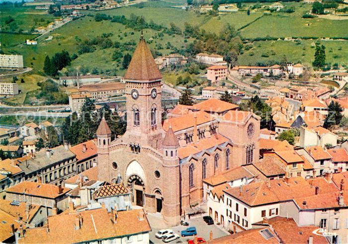 Thizy Rhone Vue aerienne Eglise