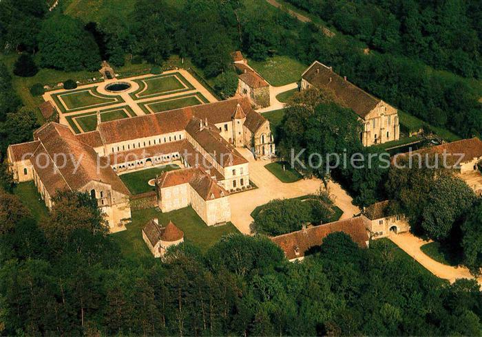 Fontenay Cote d Or Abbaye Monument Historique vue aerienne