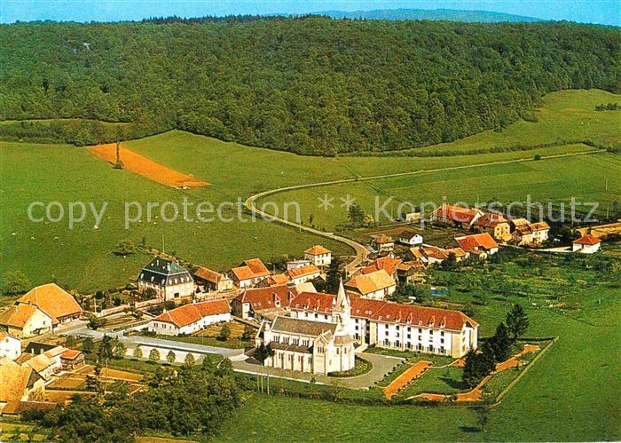 Sancey-le-Long Basilique Sainte Jeanne Antide et maison d accueil vue aerienne