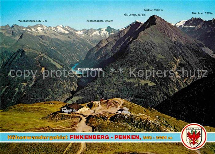 Finkenberg Tirol Bergrestaurant Penkentenne Schizentrum Zillertal Alpenpanorama