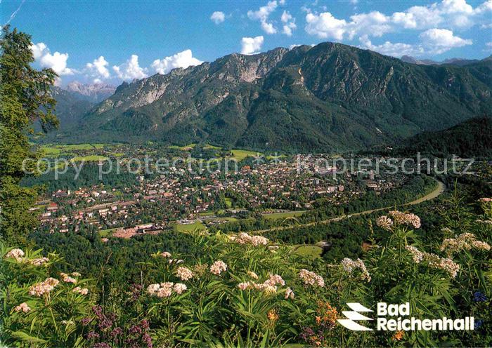 Bad Reichenhall und Bayerisch Gmain mit Hohem Goell Lattengebirge Predigtstuhl