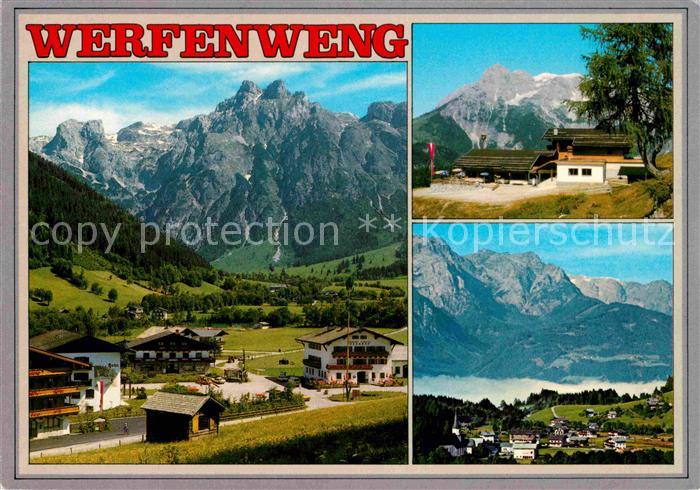 Werfenweng gegen Eiskoegel Sportalm Strussing Hochkoenig Alpenpanorama