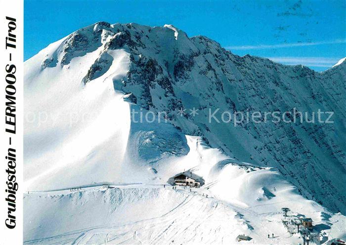 Lermoos Tirol Hoehenskigebiet im Ausserfern Grubigsteinhaus Gebirgspanorama Flie