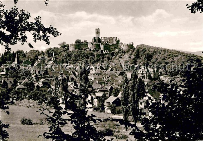 Koenigstein Taunus Gesamtansicht Kurort mit Burgruine