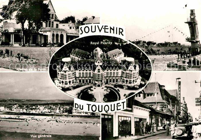 Le Touquet-Paris-Plage Casino de la Foret Royal Picardy Piscine Vue generale Rue