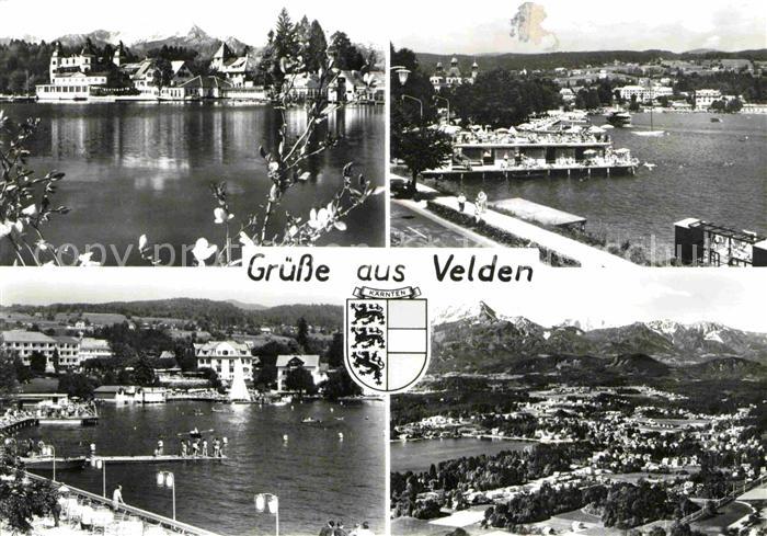 Velden Woerthersee Teilansichten Alpenpanorama