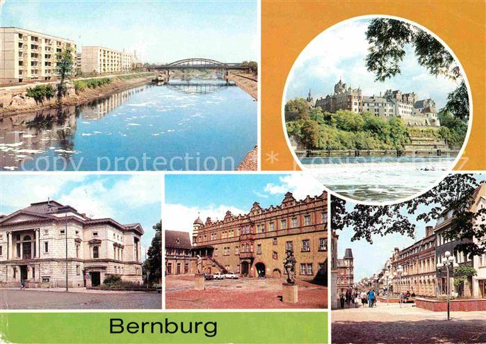 Bernburg Saale Am Nienburger Tor Schloss Carl Maria von Weber Theater Langes Hau