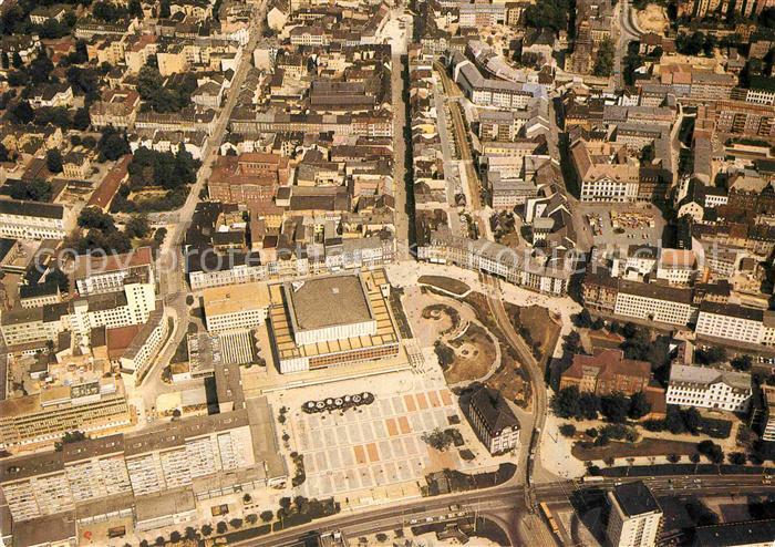 Gera Zentrum Fliegeraufnahme