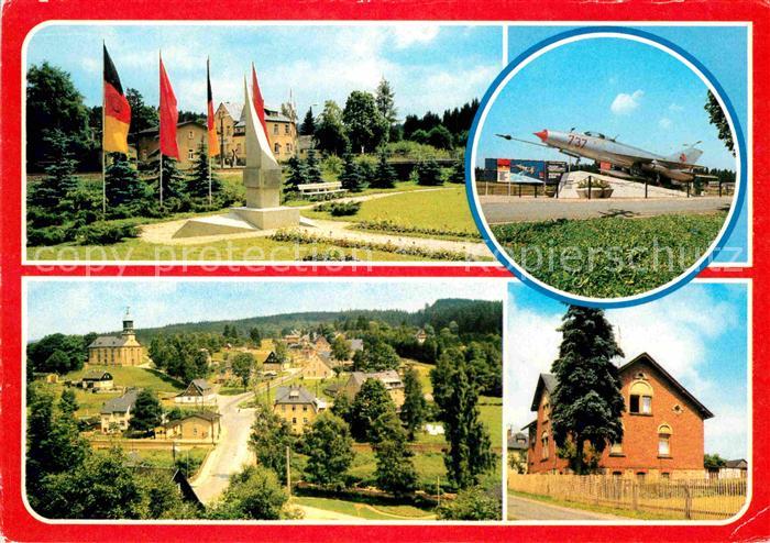 Morgenroethe-Rautenkranz Erinnerungsstelle Staendige Ausstellung mit MIG 21 Orts