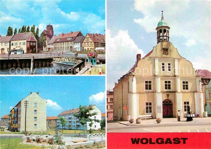 Wolgast Mecklenburg-Vorpommern Am Hafen Strasse der Befreiung Rathaus