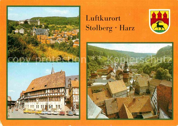 Stolberg Harz FDGB Erholungsheim Comenius Rathaus Saigerturm