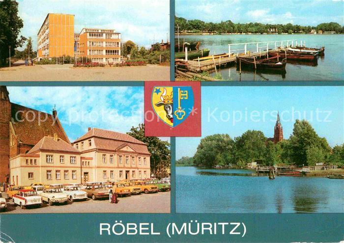 Roebel Mueritz Sorge Oberschule Promenade Rathaus Am Hafen