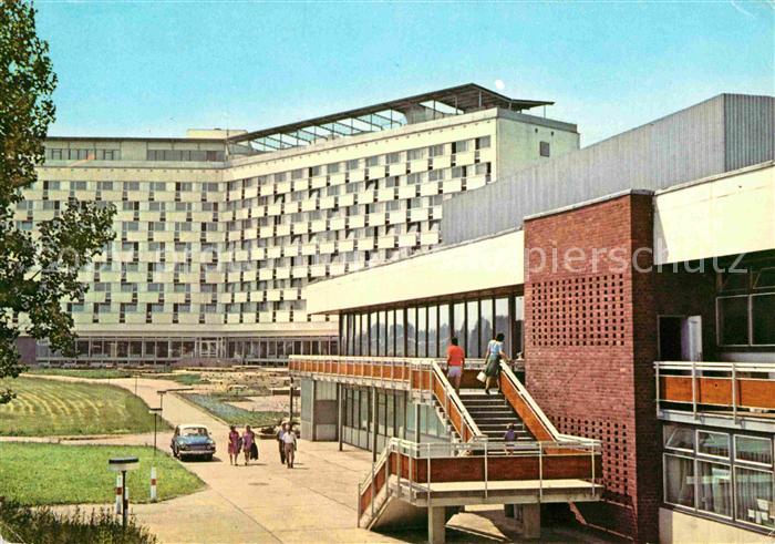 Klink Waren FDGB Erholungsheim Herbert Warnke Innenhof Gastrotrakt