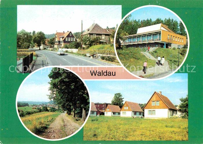 Waldau Hildburghausen Teilansichten FDGB Erholungsheim Bergkristall Bungalows