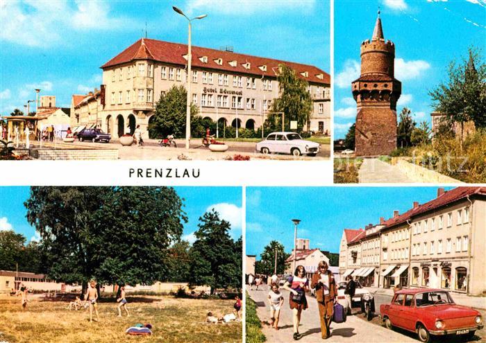 Prenzlau Hotel Uckermark Mitteltorturm Staedt Seebad am Uckersee Strasse der Rep