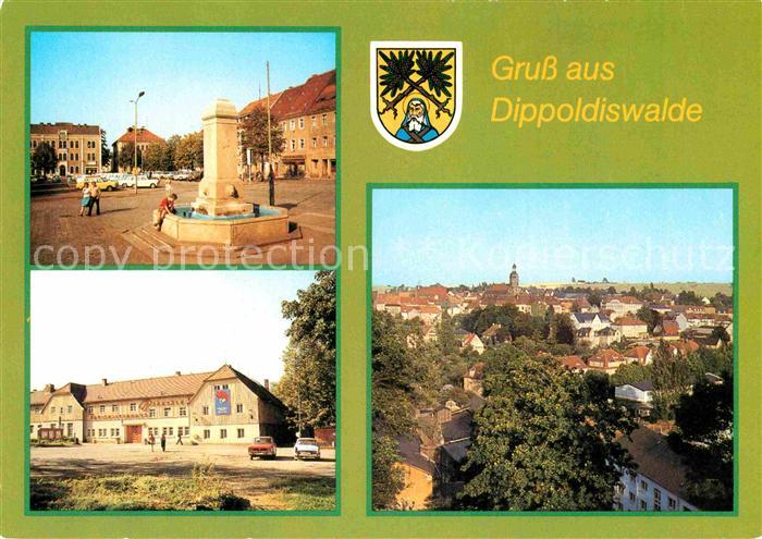 Dippoldiswalde Osterzgebirge PdF Kreiskulturhaus Parksaele Panorama