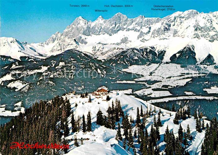 Rohrmoos Schladming Winterpanorama Skigebiet Hochwurzen Fli