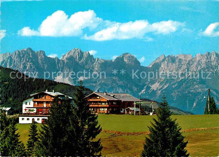 Kirchberg Tirol Alpengasthof Maierl gegen Wilden Kaiser