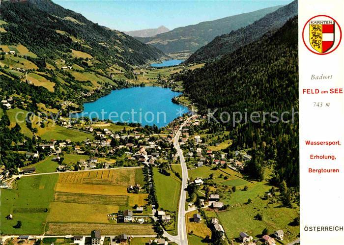 Feld See Fliegeraufnahme