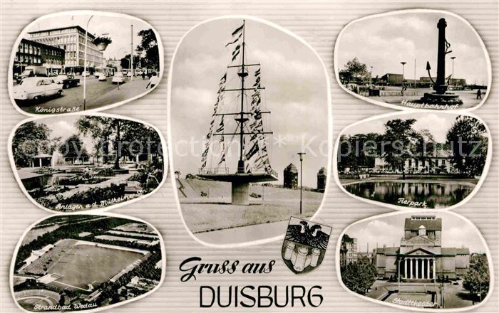 Duisburg Ruhr Hauptbahnhof Stadttheater Koenigstrasse