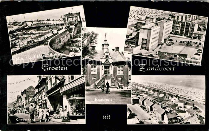 Zandvoort Holland Hotel Bouwes Kerkstraat Min. Golf Raadhuis